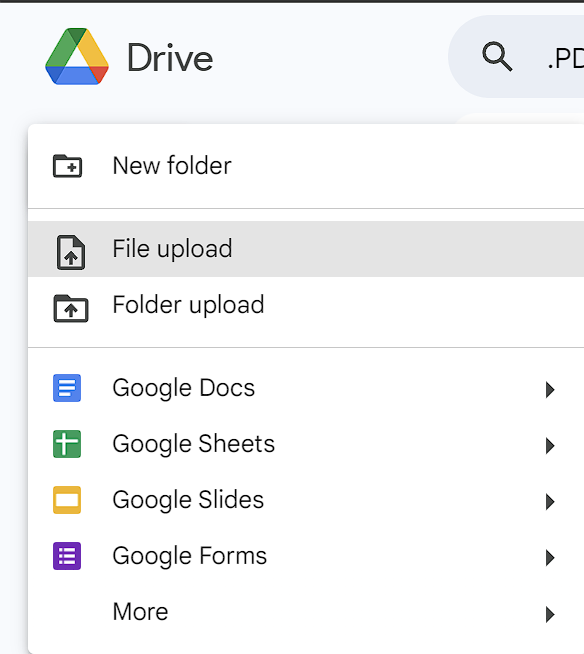 التعديل على PDF باستخدام Google Docs