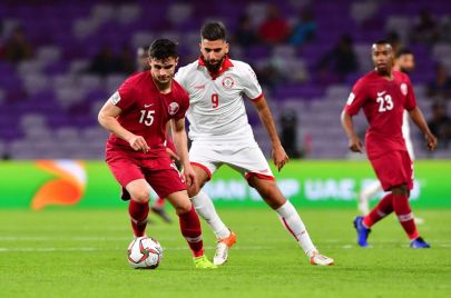 قطر ولبنان في كأس آسيا