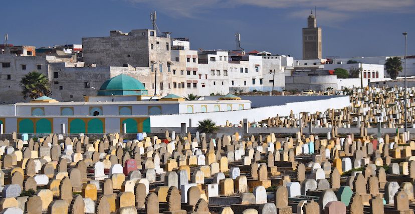 مقبرة في مدينة سلا المغربية